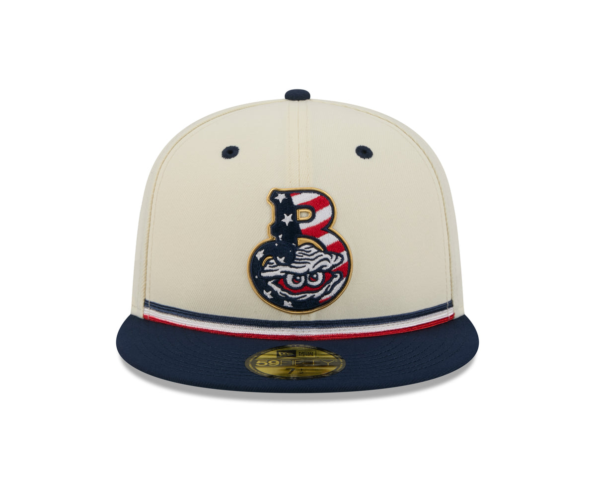 Biloxi Shuckers 2026 New Era Fourth of July 59FIFTY Fitted Cap