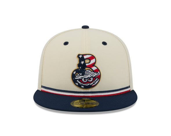 Biloxi Shuckers 2026 New Era Fourth of July 59FIFTY Fitted Cap