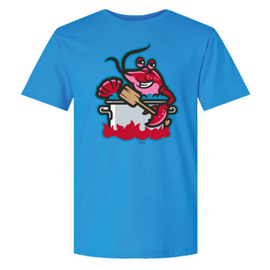 Biloxi Mudbugs Primary Logo Tee in Vintage Turquoise – Biloxi Shuckers