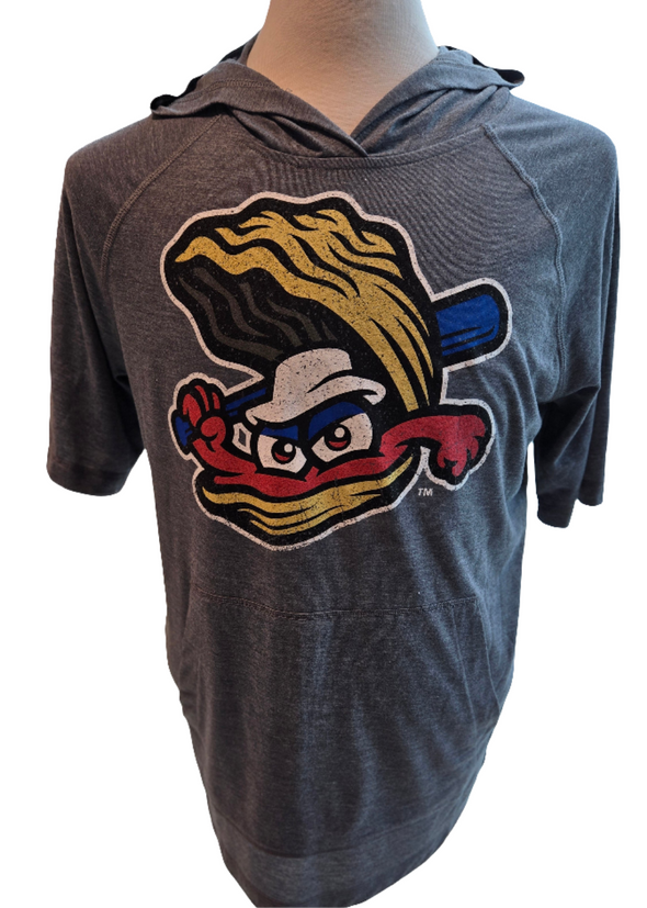Shuckers Short Sleeve Hoodie with Batting Oyster
