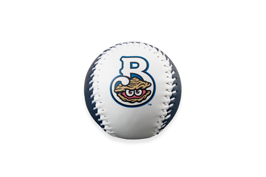 Two-Toned Baseball with Home Logo