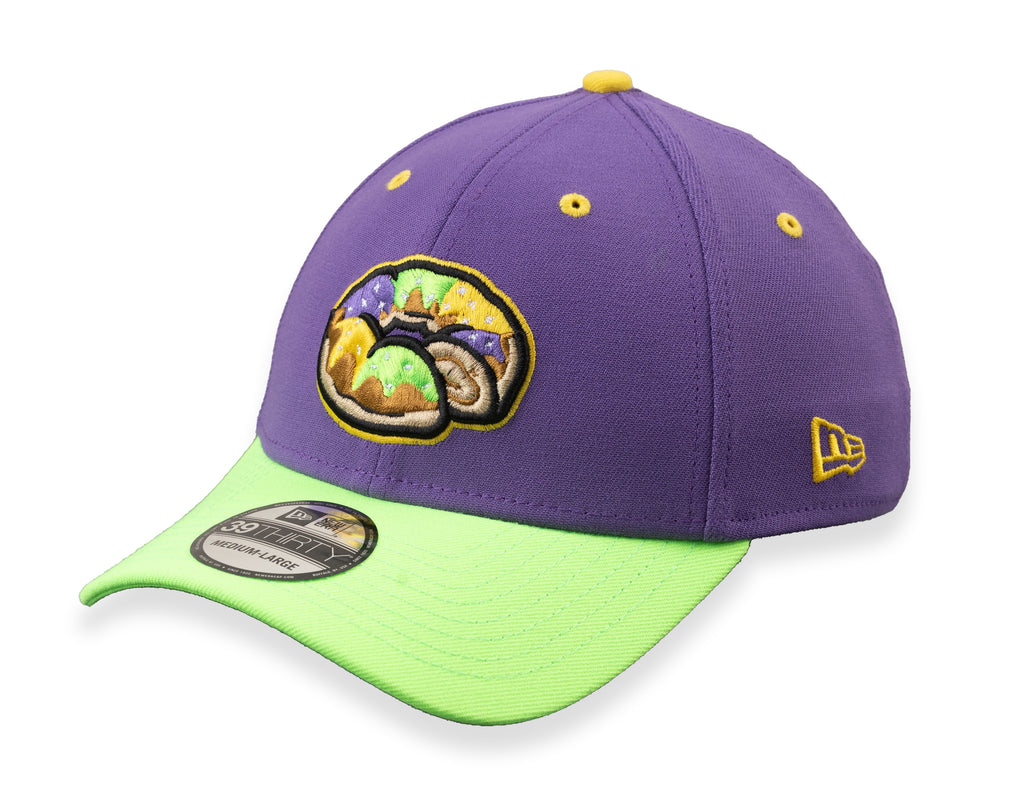 Biloxi King Cakes Primary Logo 39THIRTY Stretch Fit – Biloxi Shuckers