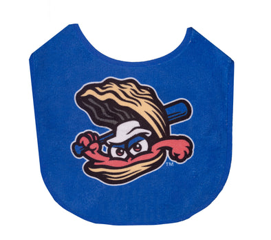 Baby Bib with Batting Oyster Logo