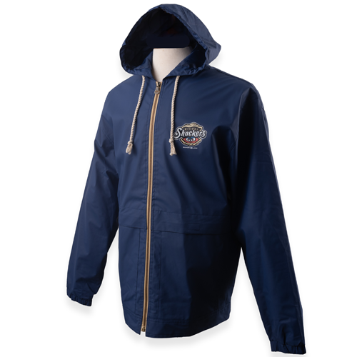 Weatherproof vintage hooded rain jacket on sale