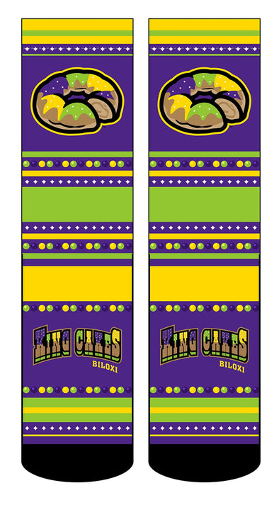 Biloxi King Cakes Socks