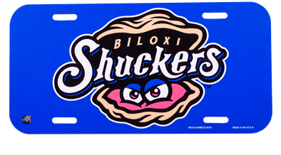 Biloxi Shuckers- Car Tag