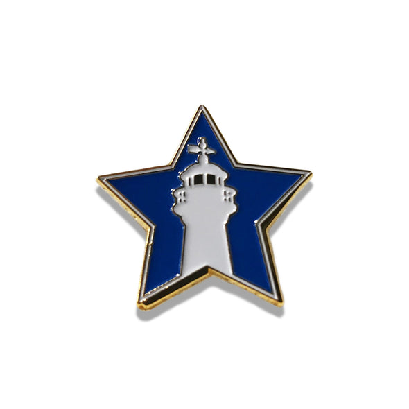 Biloxi Shuckers Lapel Pin-ASG Star with Lighthouse