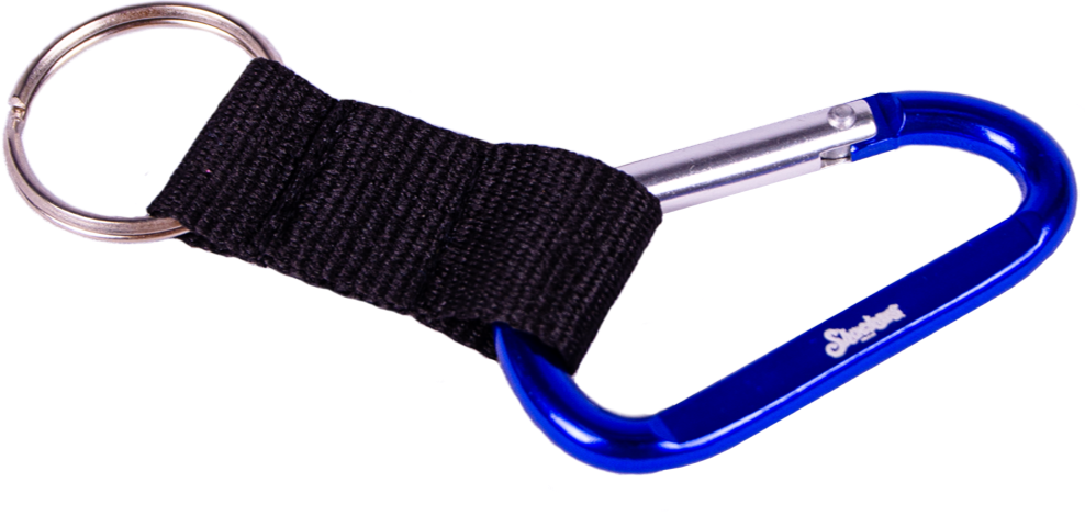 Biloxi Shuckers Keychain- Carabiner with Wordmark Logo