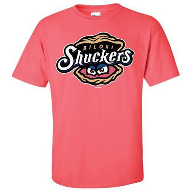Biloxi Shuckers Tee-Youth Primary Coral