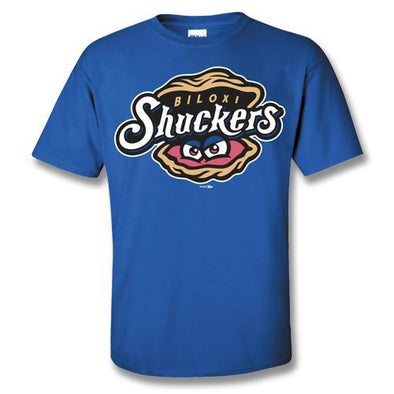 Biloxi Shuckers Tee-Youth Primary Royal